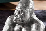 Coffee table KONG 60cm silver safety glass