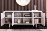 Sideboard SAVOY 180cm 3D w/ white marble ceramic top