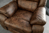 Cinema armchair HOLLYWOOD artificial leather antique brown