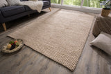 Teppich WOLLE 240x160cm beige