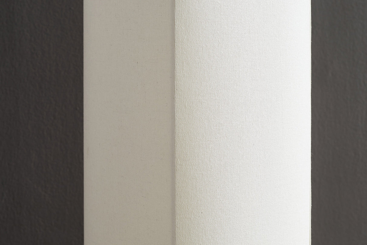 Floor lamp AGAPUNE 120cm bamboo natural brown w/ white lampshade