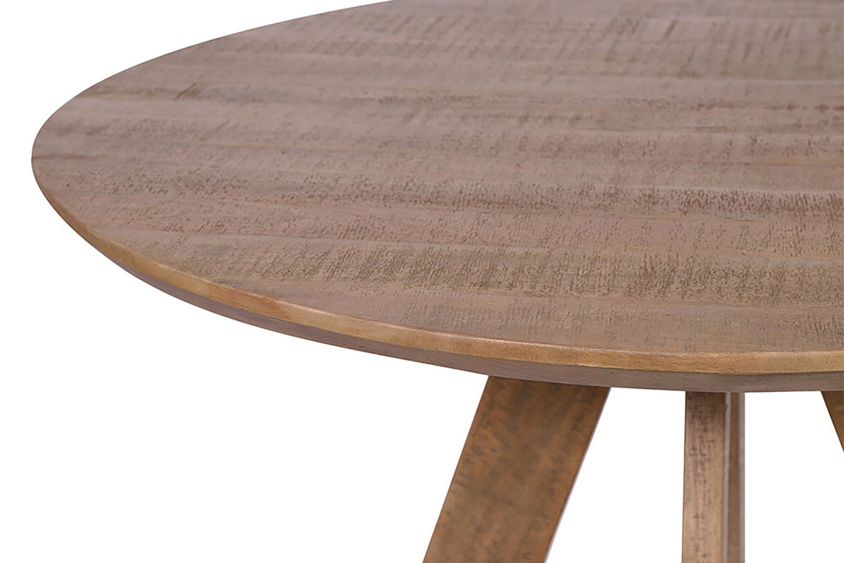 Esstisch ART WOOD Ø 120cm rund Mangoholz naturbraun
