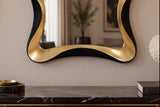 Wandspiegel ALICE 120 cm schwarz gold