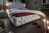 Bed PARIS CHESTERFIELD 160x200cm velvet grey