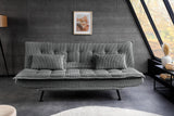 Sofa bed JAZZ 195cm 3-seater cord grey
