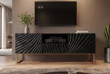 TV-Lowboard SCORPION 160cm 3D mango schwarz