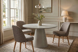 Esstisch VOGUE 120cm rund grau Steinoptik