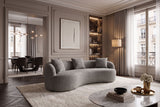 Sofa ATELIER 230cm 3-Sitzer Bouclé grau