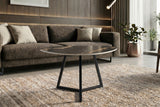 Coffee table MARVELOUS 70cm aurora oro ceramic black gold sand