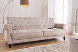 Schlafsofa MAISON BELLE AFFAIRE 220cm Bouclé Greige