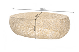 Couchtisch ABSTRACT LEAF 120cm gold