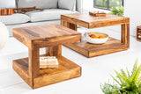 Couchtisch GIANT S 45x45cm Sheesham-Holz 