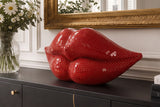 Dekoration DISCO LIP 45cm Mosaik rot