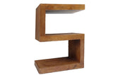 Beistelltisch S 60cm mit Stauraum Mangoholz honigfarben lasiert