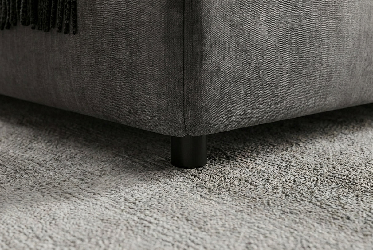 Bed MILANO 180x200cm vogue velour velvet grey