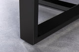Dining table BARRACUDA 220cm teak wood w/o glass plate