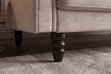 Schlafsofa MAISON BELLE AFFAIRE 220cm Samt Vogue Champagner Beige