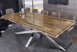Esstisch BARRACUDA 220cm 40mm Teakholz ohne Hartglasplatte