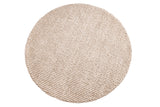 Teppich WOLLE 150cm rund beige