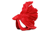 Decoration fish CROWNTAIL 65cm polyresin red