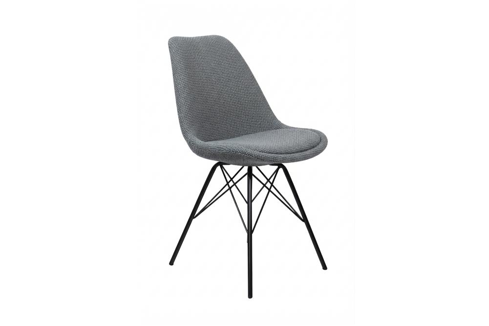 Chair SCANDINAVIA MEISTERSTÜCK  textured fabric grey