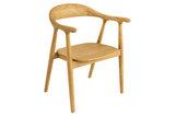 Chair KENNEDY w/ armrests sungkai wood natural