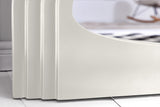 Wandspiegel WAVE 160cm weiß