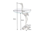 Beistelltisch WILDLIFE HERON 90cm silber