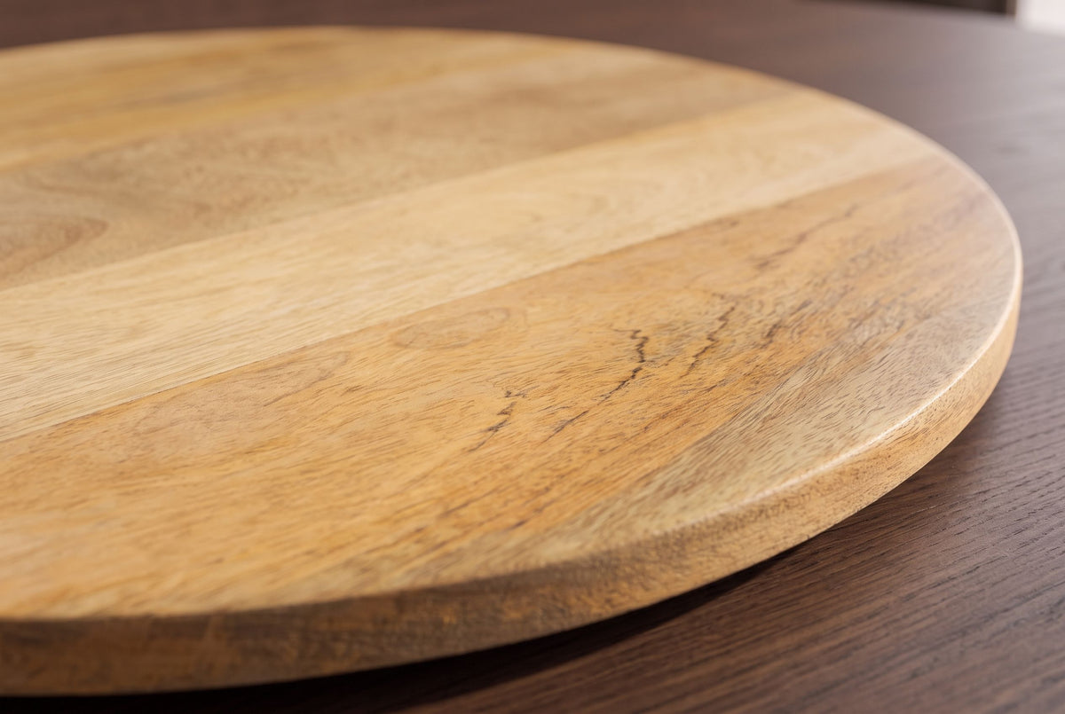 Turnplate MAKASSAR 50cm 360° mango wood natural