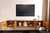 TV-Board SCORPION 200cm Hänge-Lowboard Mangoholz braun