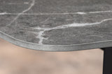 Dining table MILANO 180cm ceramic anthracite marble