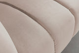 Sofa NOBLESSE 165cm 2-seater textured velvet champagne