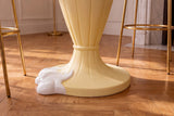 Bistrotisch SWEET SOCIETY Soft Pop 90cm pastellgelb weiß
