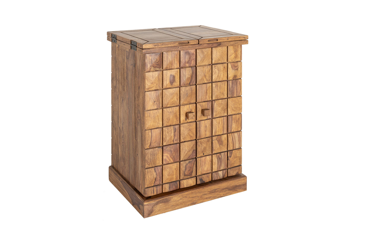 B-Barschrank MOSAICO 130cm Palisanderholz natur