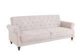 Schlafsofa MAISON BELLE AFFAIRE 220cm Bouclé Greige