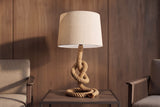 Floor lamp SEVEN SEAS 80cm w/ authentic knotted rope