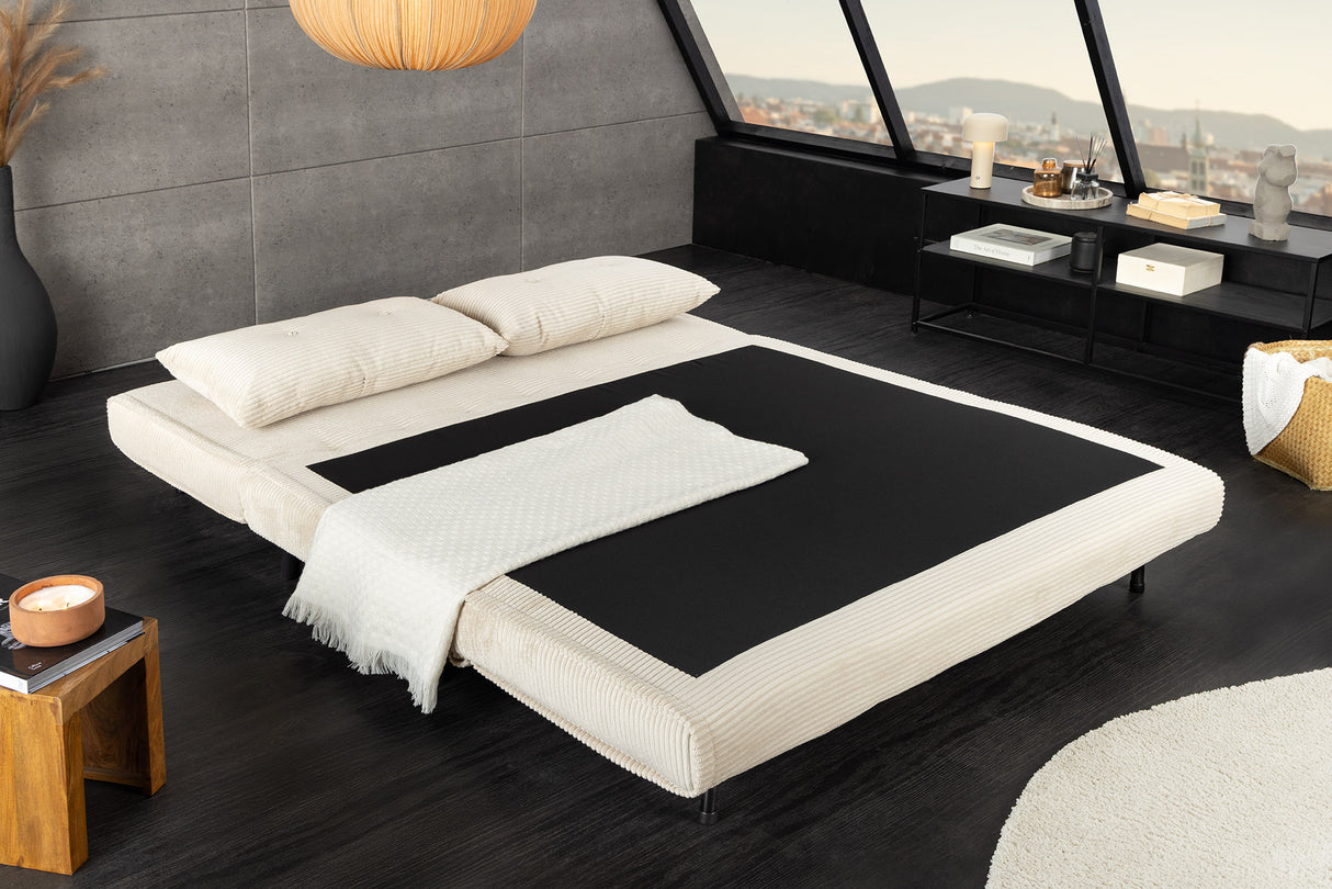 Schlafsessel SMART MULTIFUNCTION 140cm Cord beige