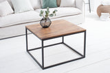 Couchtisch ELEMENTS 70x70cm Sheesham-Holz