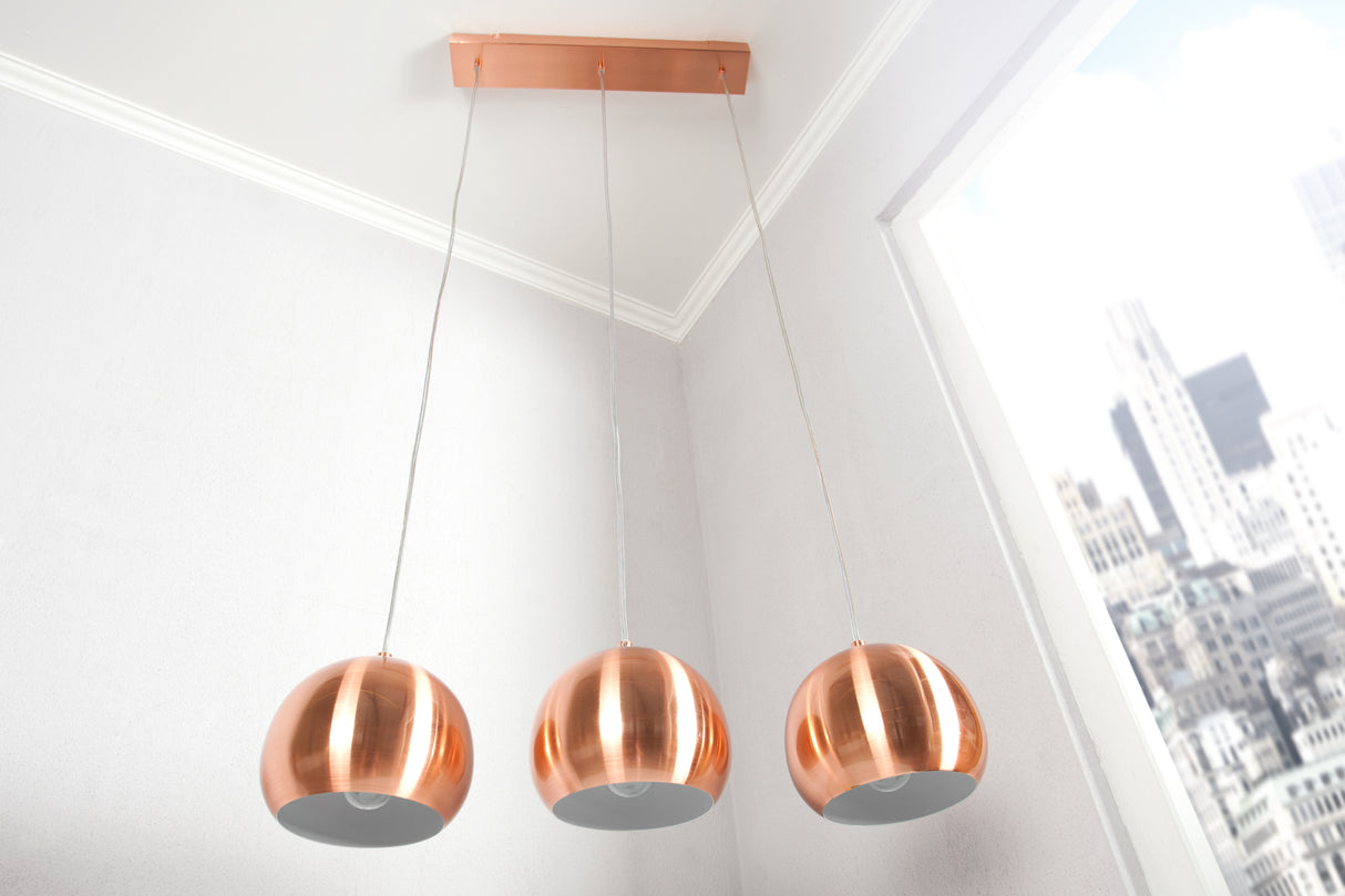 Pendant lamp COPPER BALL 3s copper