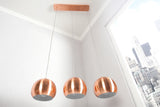 Pendant lamp COPPER BALL 3s copper