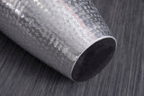 Vase ORIENTAL 50cm mit Hammerschlageffekt silber