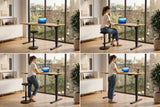 Bürotisch OAK DESK 160cm höhenverstellbar Natur