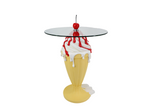 Bistrotisch SWEET SOCIETY Soft Pop 90cm pastellgelb weiß