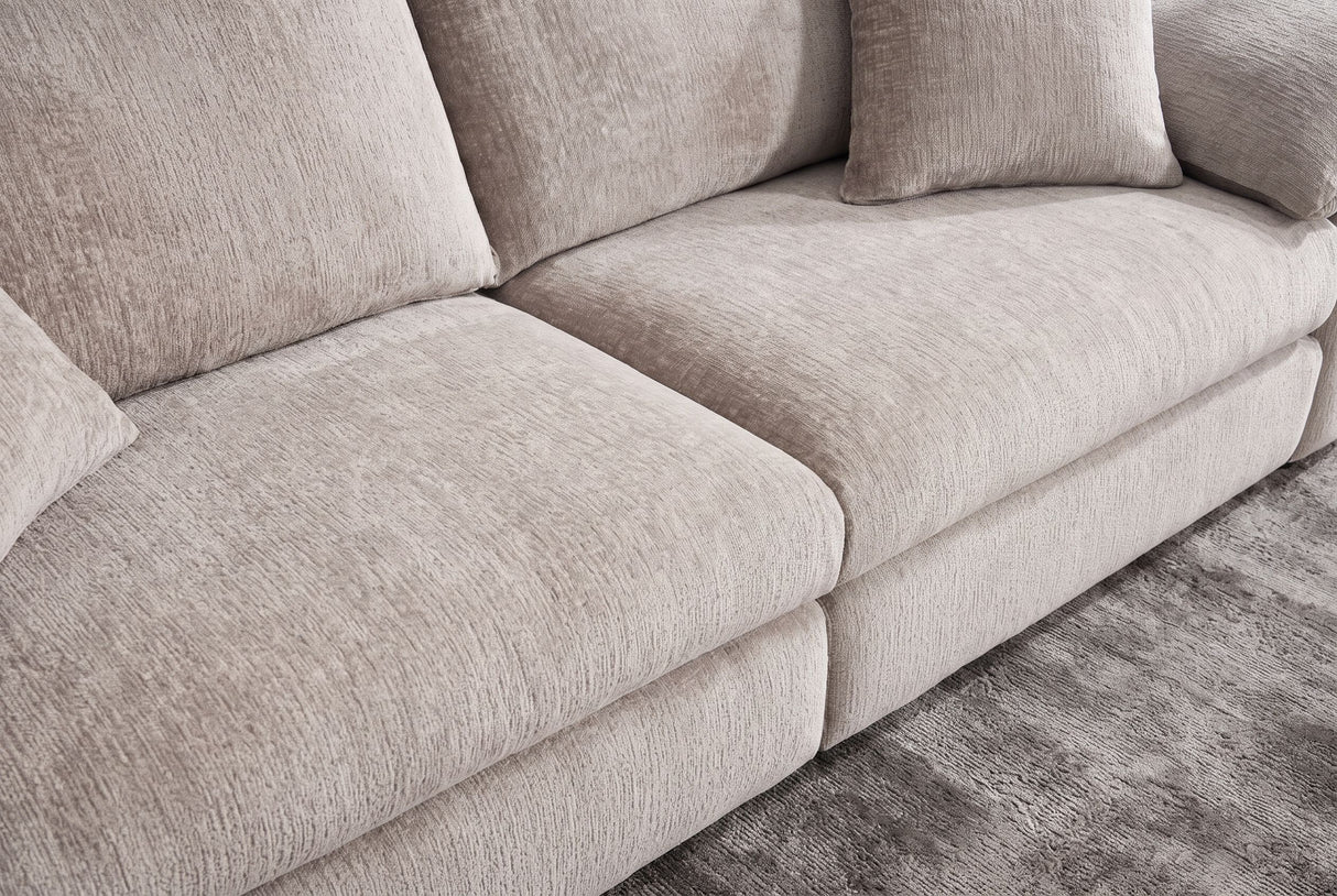 Sofa SOHO 260cm 4-seater chenille beige