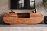 TV-Board ORGANIKO 160cm oval Palisander braun