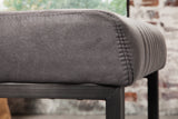 Cantilever chair BIG ASTON microfibre vintage grey