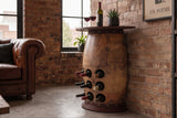 Wine shelf half SEVEN SEAS 80cm for 9 bottles pine wood