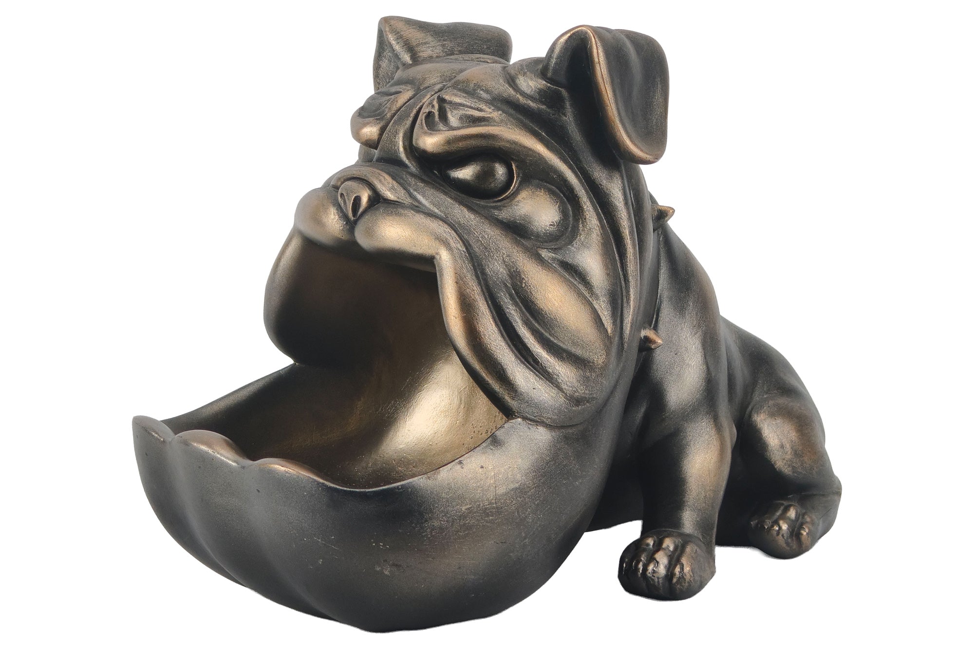 Dekorační socha BULLDOG 30cm – bronzová