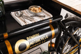 Console MOTORCYCLE 185cm mango wood black