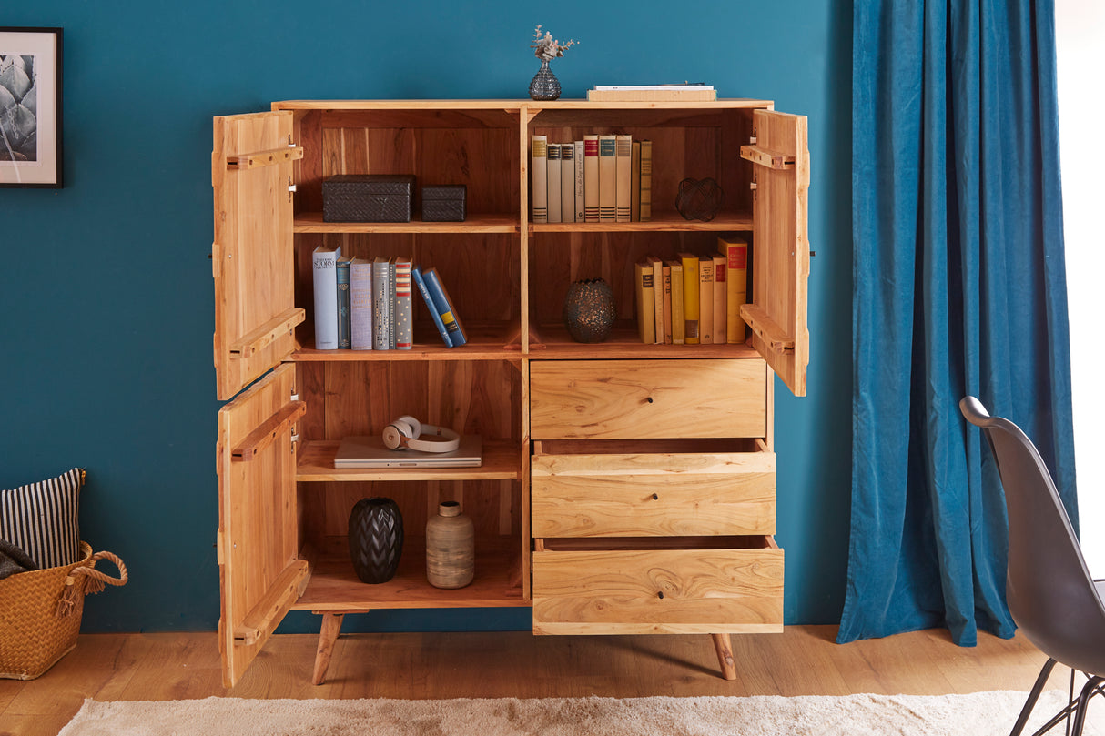 Highboard MYSTIC LIVING 140cm Akazienholz